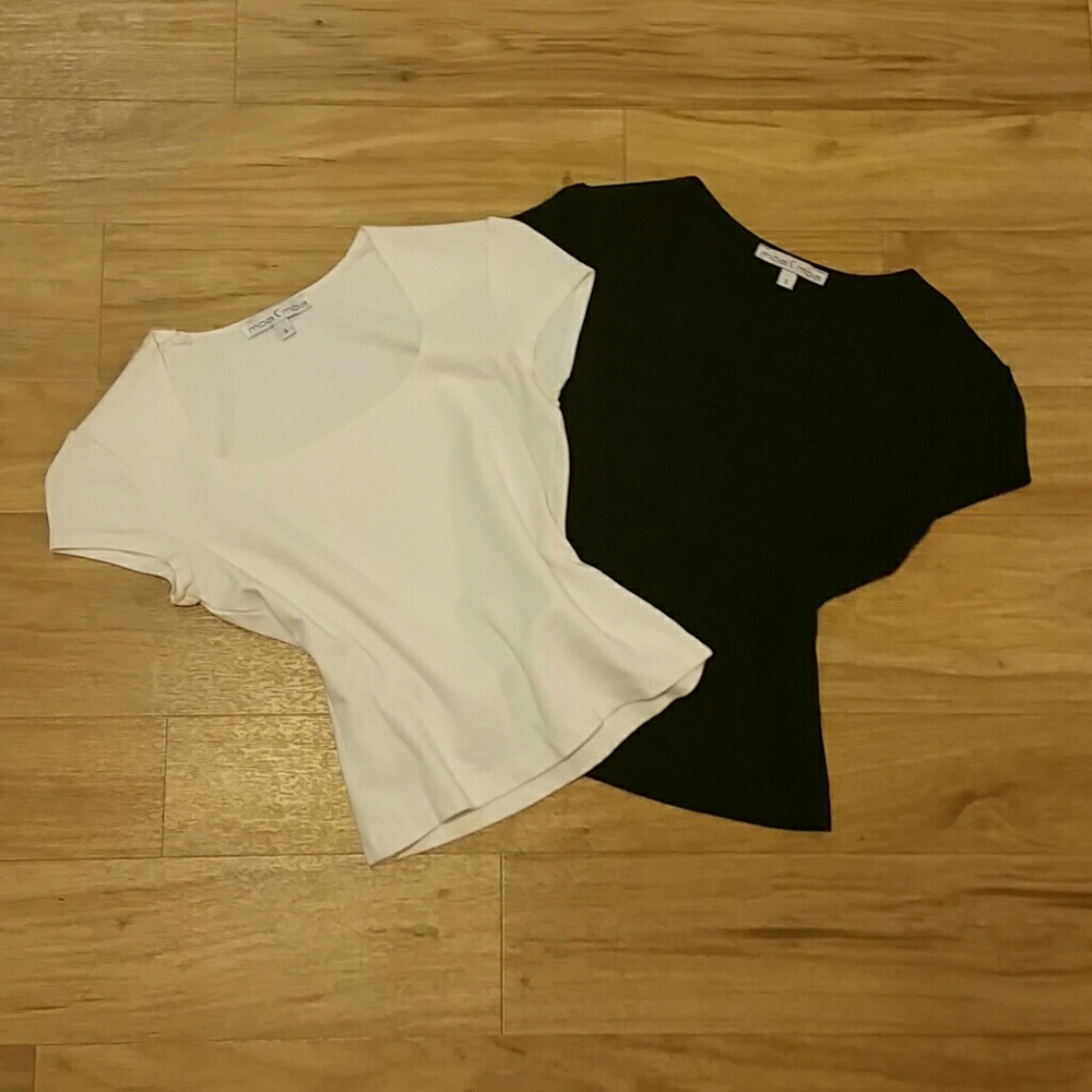 PAIR OF MOA MOA BODYCON TOPS - Picture 1 of 1